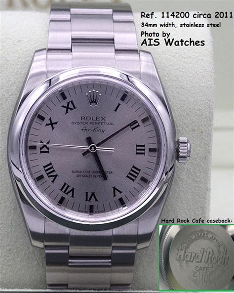 hard rock 20 year rolex|rolex air king reddit.